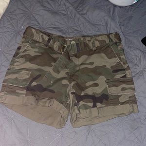 camo jean shorts